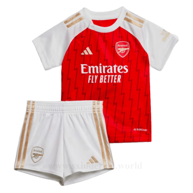 Tanie Koszulki Piłkarskie Arsenal 2023-2024 Dziecięca Główna Stroje Piłkarskie