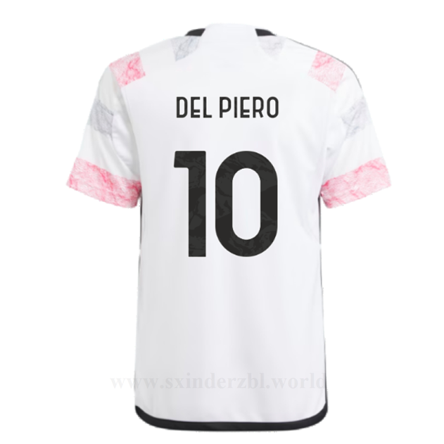 Tanie Koszulki Piłkarskie Juventus 2023-2024 DEL PIERO #10 Precz Stroje Piłkarskie