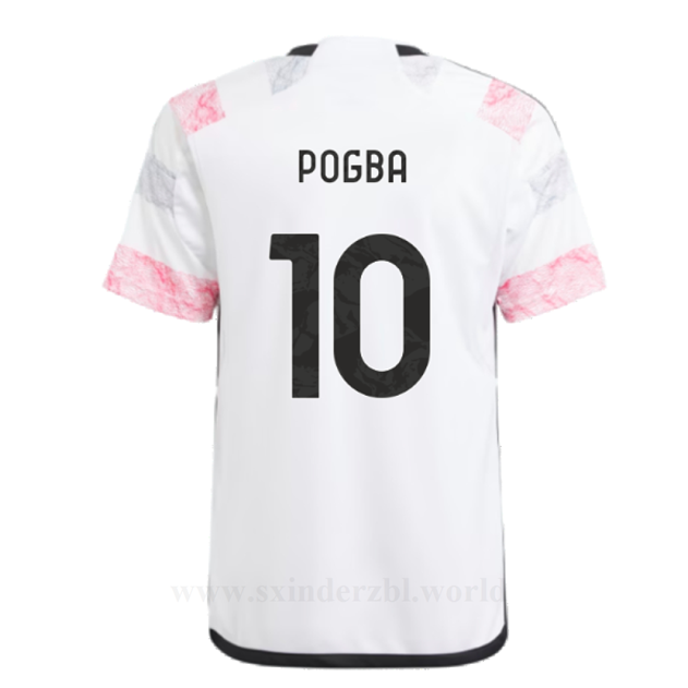 Tanie Koszulki Piłkarskie Juventus 2023-2024 POGBA #10 Precz Stroje Piłkarskie