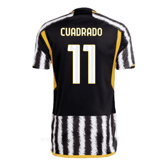 Tanie Koszulki Piłkarskie Juventus 2023-2024 CUADRADO #11 Główna Stroje Piłkarskie