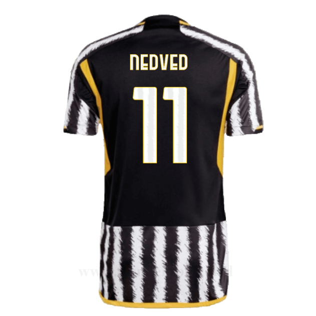 Tanie Koszulki Piłkarskie Juventus 2023-2024 NEDVED #11 Główna Stroje Piłkarskie