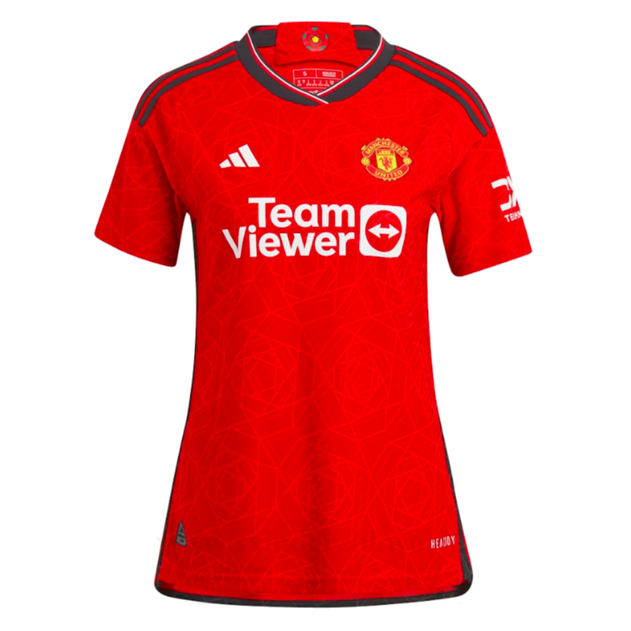 Tanie Koszulki Piłkarskie Manchester United 2023-2024 Kobiety Główna Stroje Piłkarskie